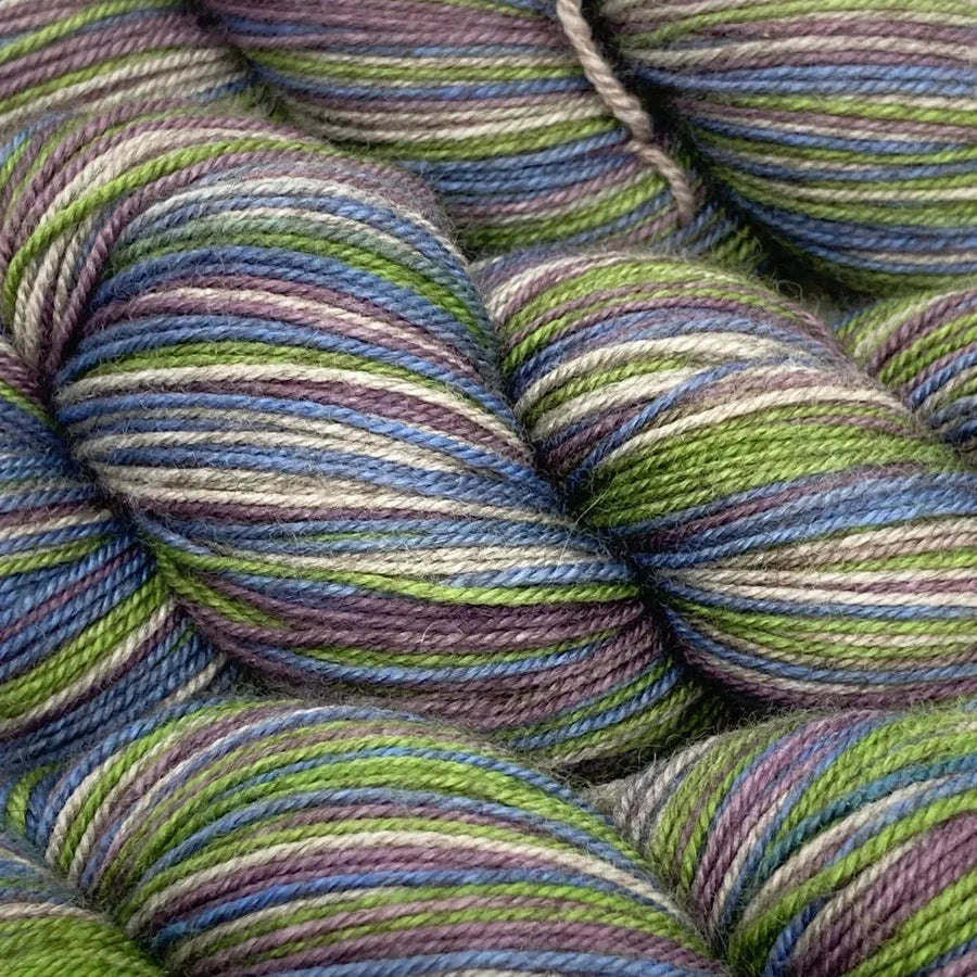 4 Ply Self Striping Sock Yak