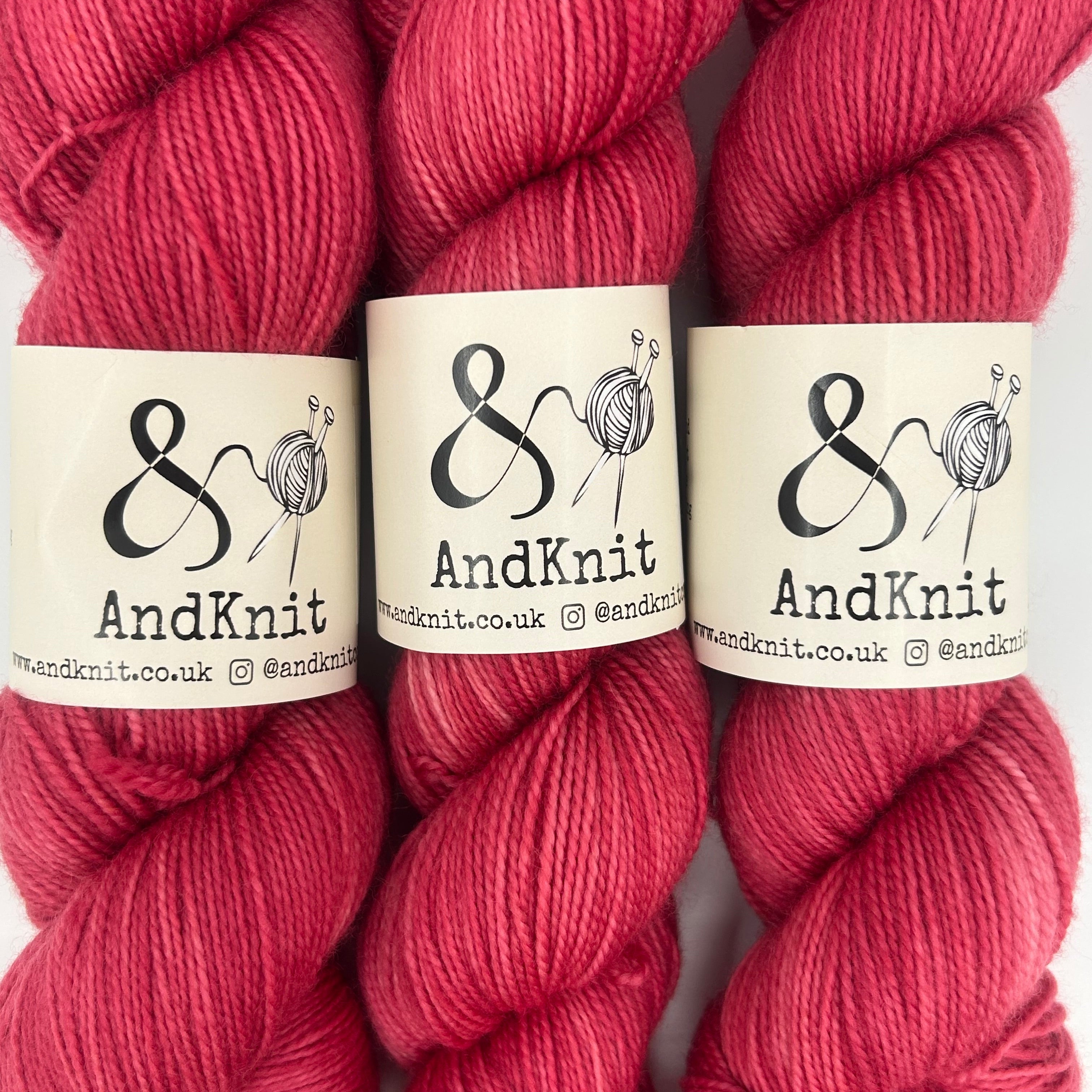 4 Ply Sock Semi-Solid - Chilli Pepper