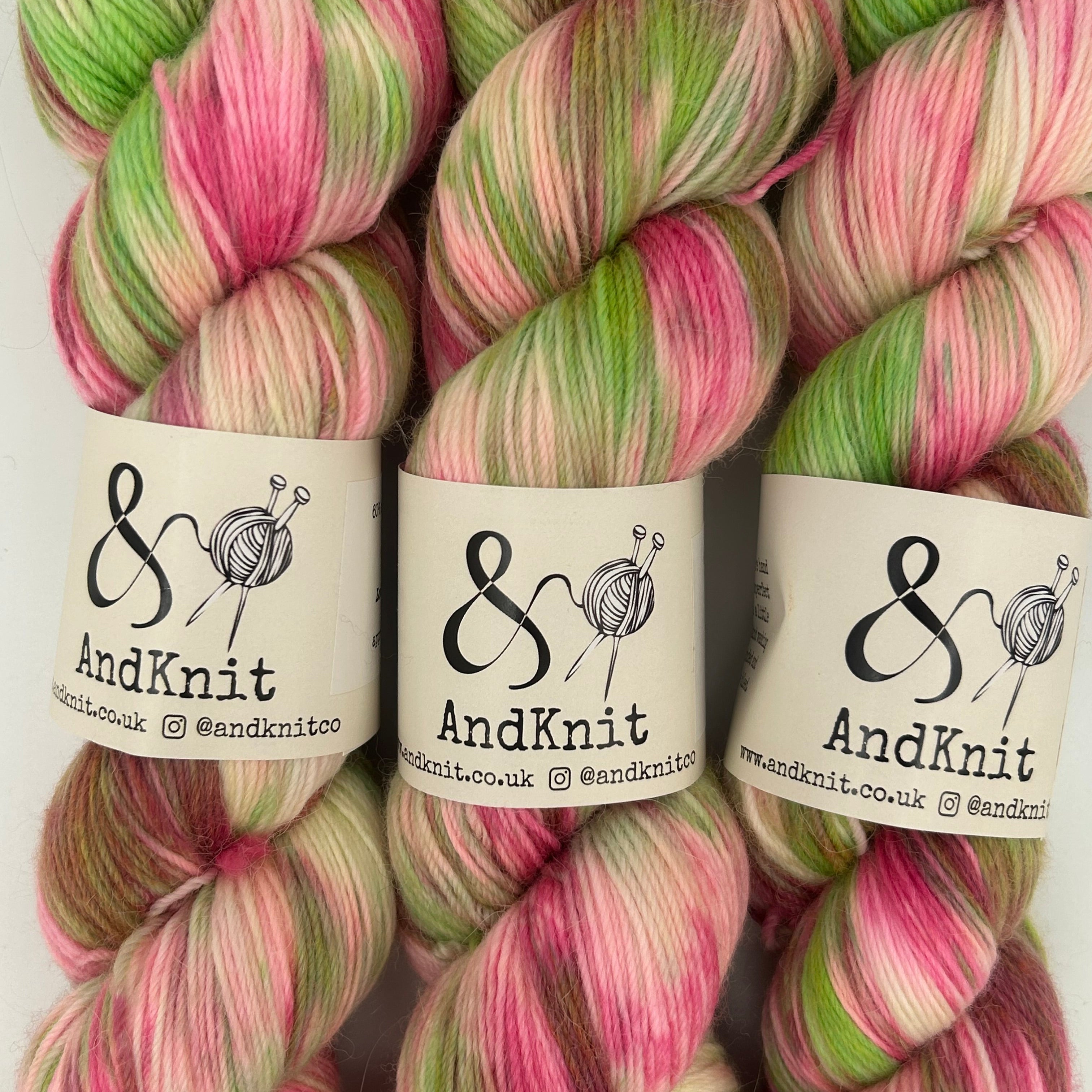4 Ply Alpaca Sock - Lovestuck Maiden