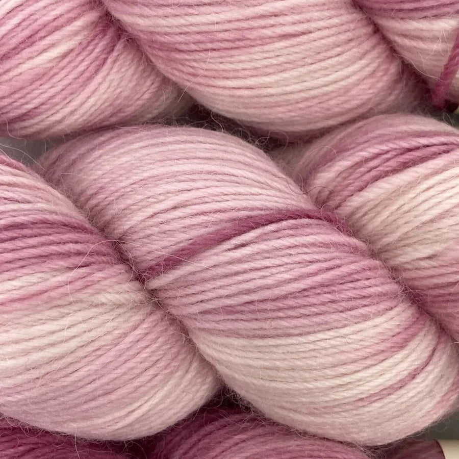 4 Ply Alpaca Sock - Raspberry Ripple