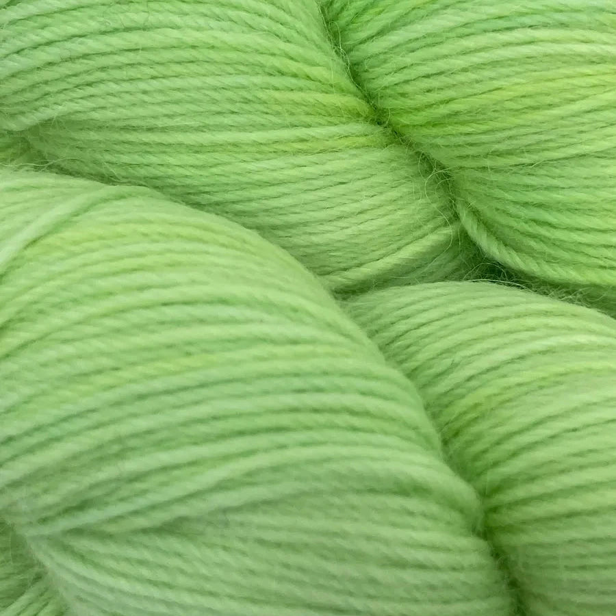 4ply Alpaca Sock - Fresh Lime