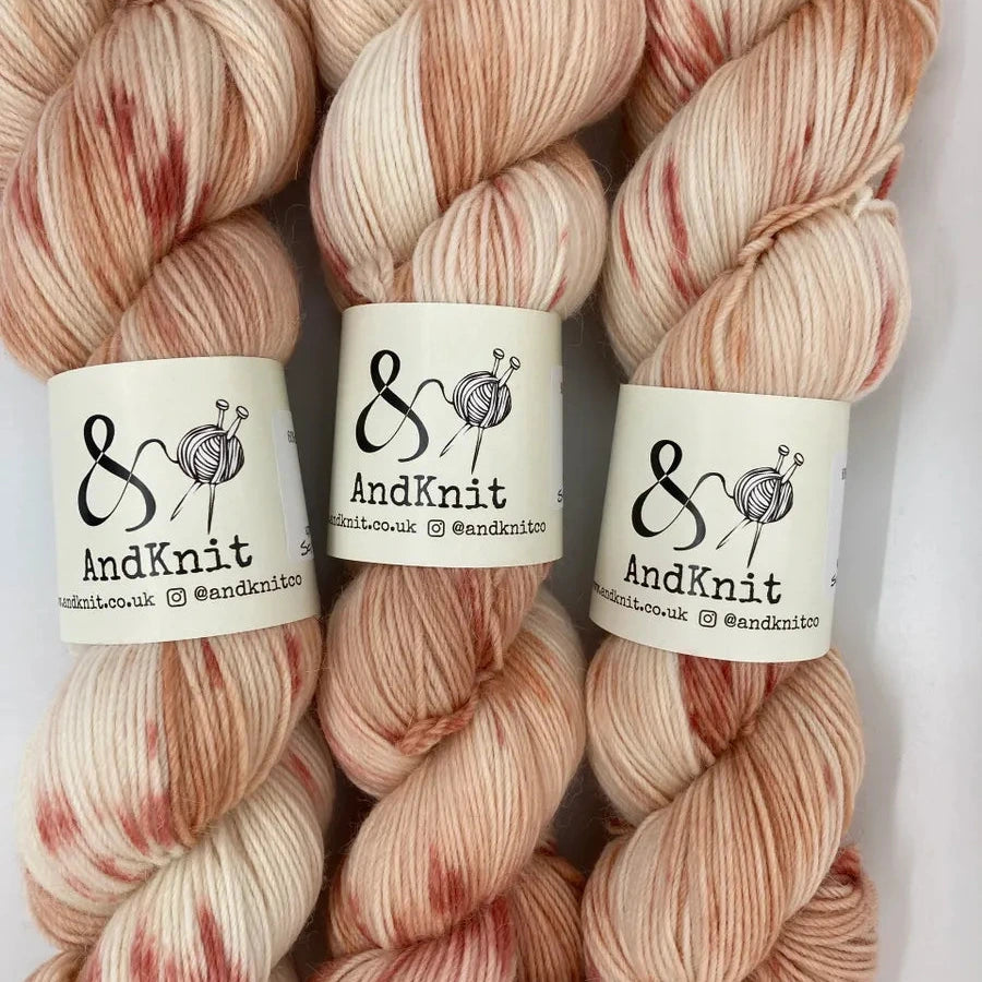 4ply Alpaca Sock - Salted Caramel