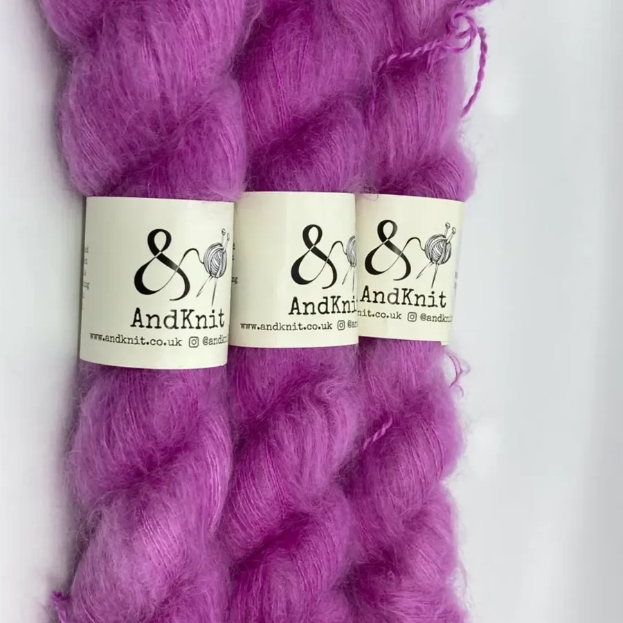 Lace Kidsilk Mohair - Raspberry