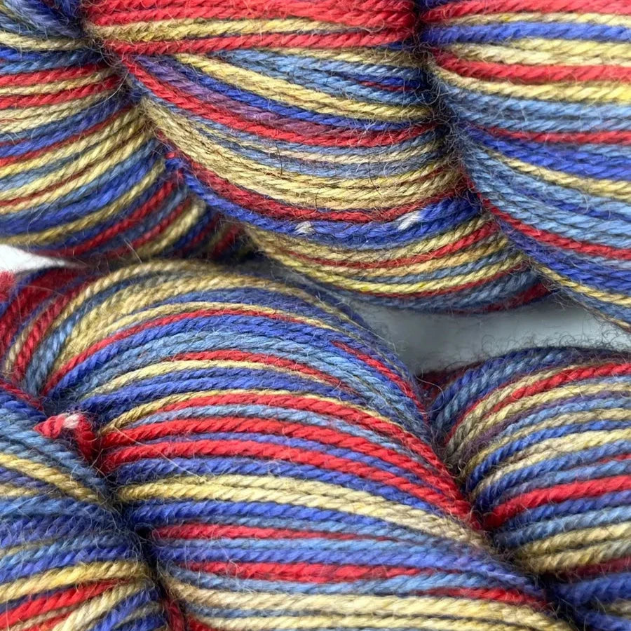 4 Ply Self striping Yak Sock - In My Defence