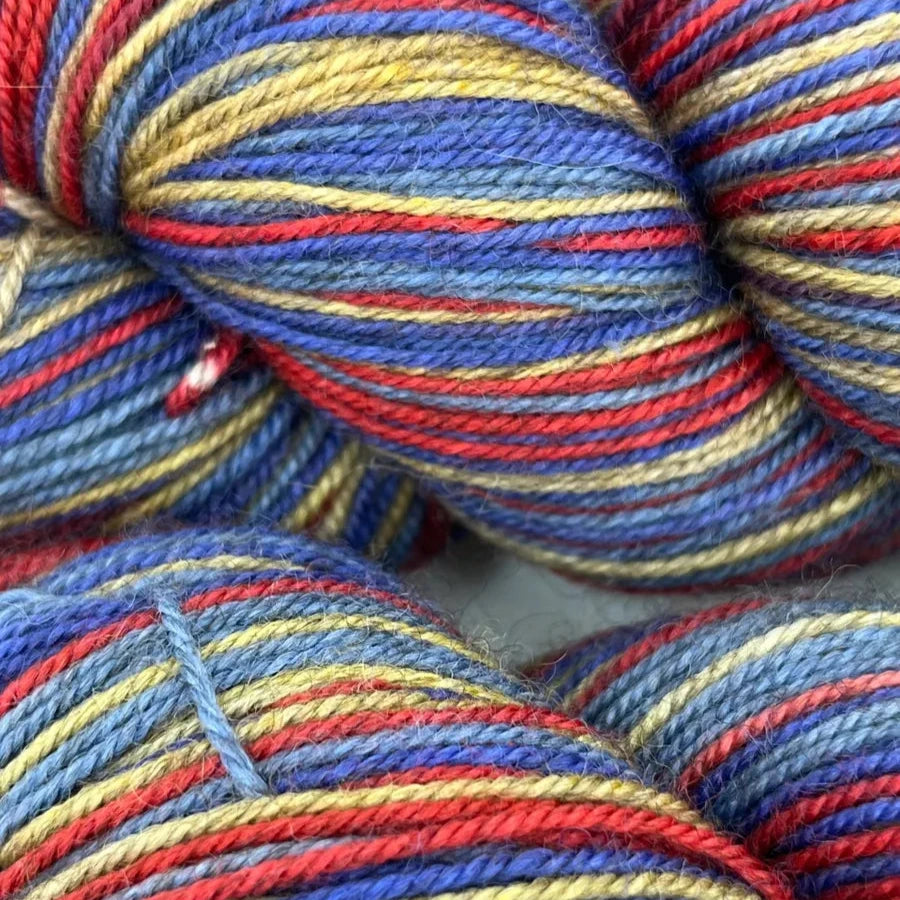 4 Ply Self striping Yak Sock - In My Defence