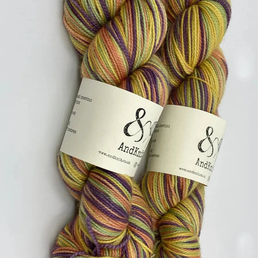 4 Ply Sock self striping - Pointdextre