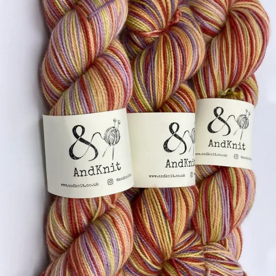 4 Ply Sock self striping - Wellington Wells