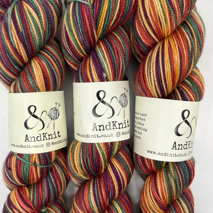 4 Ply Self Striping Sock - Wisest Wit