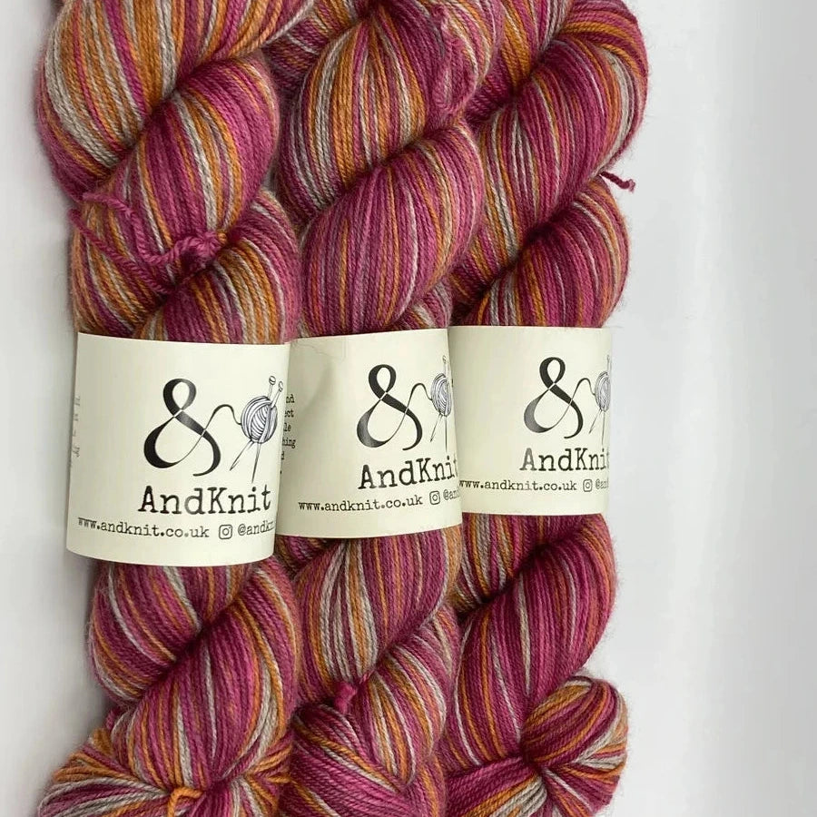 4 Ply Self striping Yak Sock - Barons And Earls