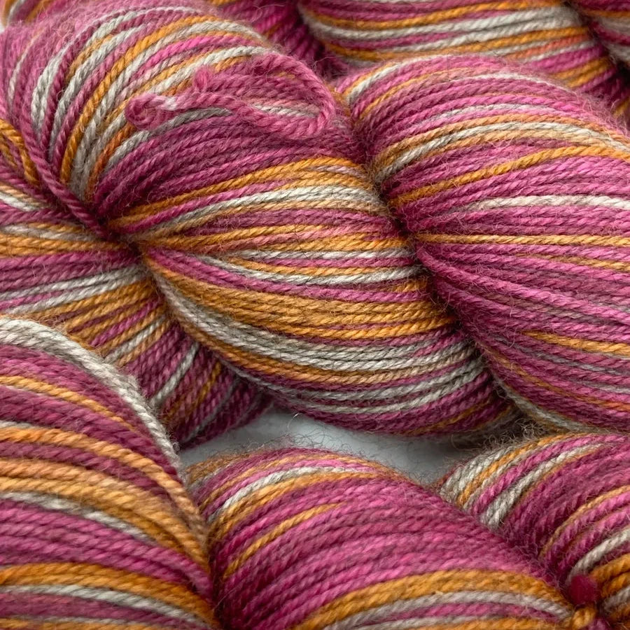 4 Ply Self striping Yak Sock - Barons And Earls