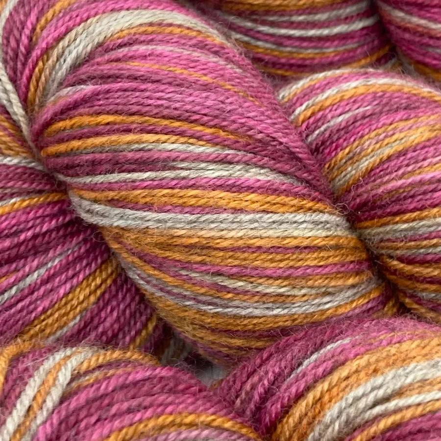 4 Ply Self striping Yak Sock - Barons And Earls