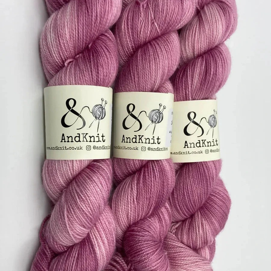 4 Ply Sock Semi-Solid - Magnolia Pink