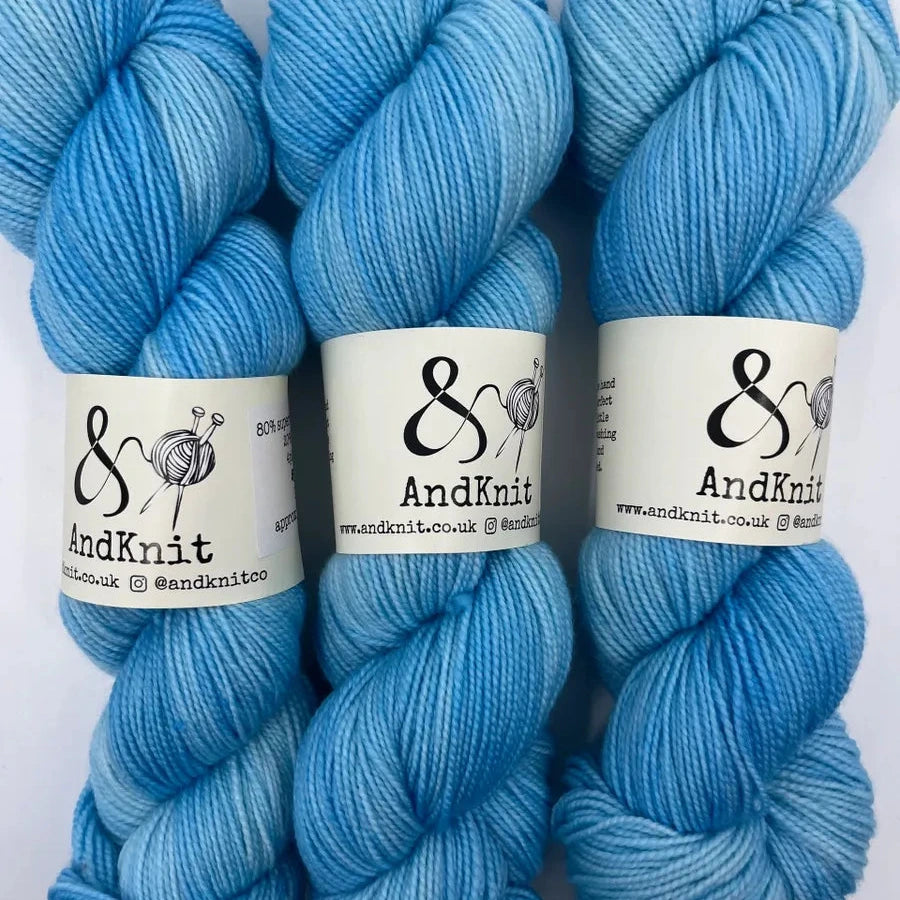 4 Ply Sock Semi-Solid - Splash