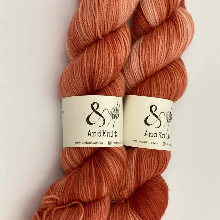 4 Ply Sock Semi-Solid - Terracotta
