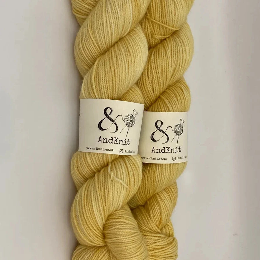 4 Ply Sock Semi-Solid - Yellow