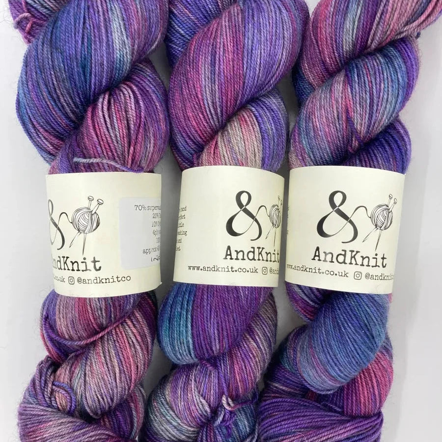 4 Ply Yak Sock Variegated - Inez