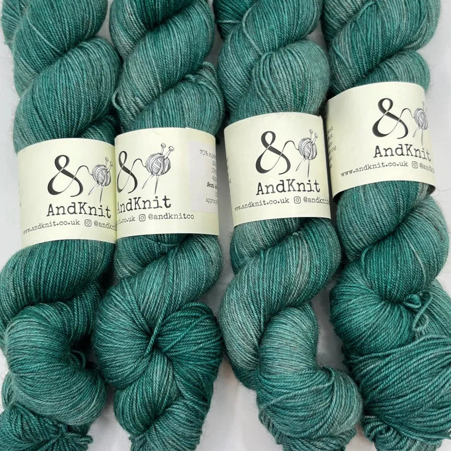 4 Ply Yak Sock Semi-Solid - Jade